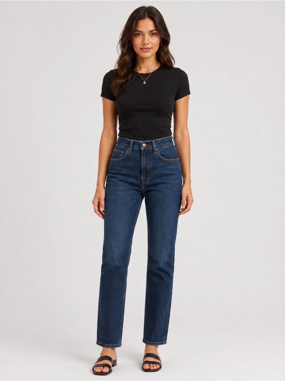 Premium Levi’s - 70s High Slim Straight Jeans - Big E - Medium Wash - Size 27x31